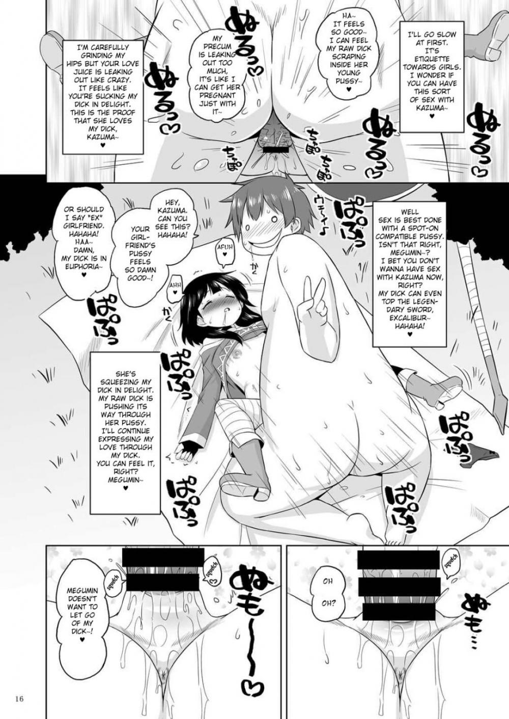 Hentai Manga Comic-To Sleeping Megumin I'm Going To Dufufufufu WW-Read-14